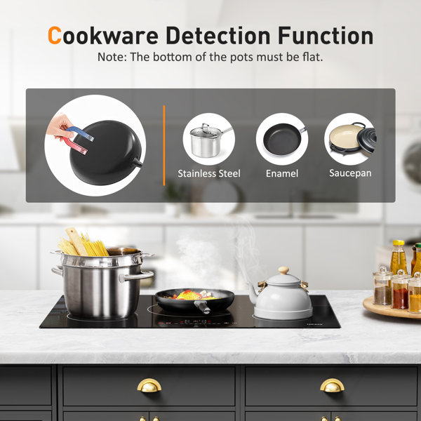 IsEasy 30in 4 Elements Smooth Surface (Induction) Electric Cooktop